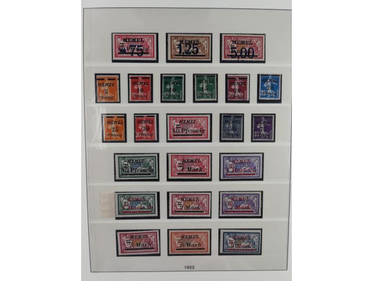 1920/39, ungebrauchte/postfrische und gestempelte Partie, dabei Teilsammlungen mit besseren, bessere Sätze, teils mehrfach wi