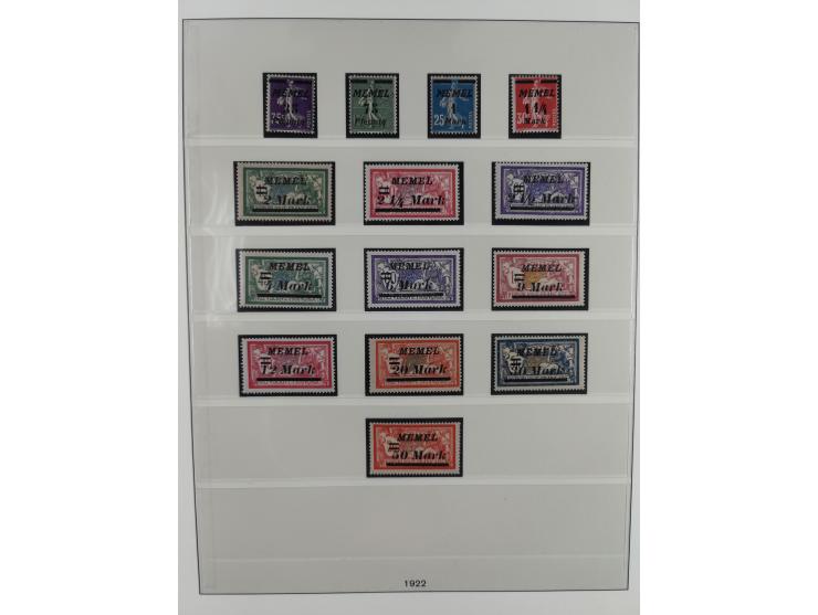 1920/39, ungebrauchte/postfrische und gestempelte Partie, dabei Teilsammlungen mit besseren, bessere Sätze, teils mehrfach wi