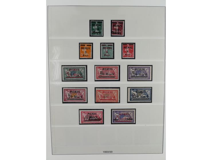 1920/39, ungebrauchte/postfrische und gestempelte Partie, dabei Teilsammlungen mit besseren, bessere Sätze, teils mehrfach wi