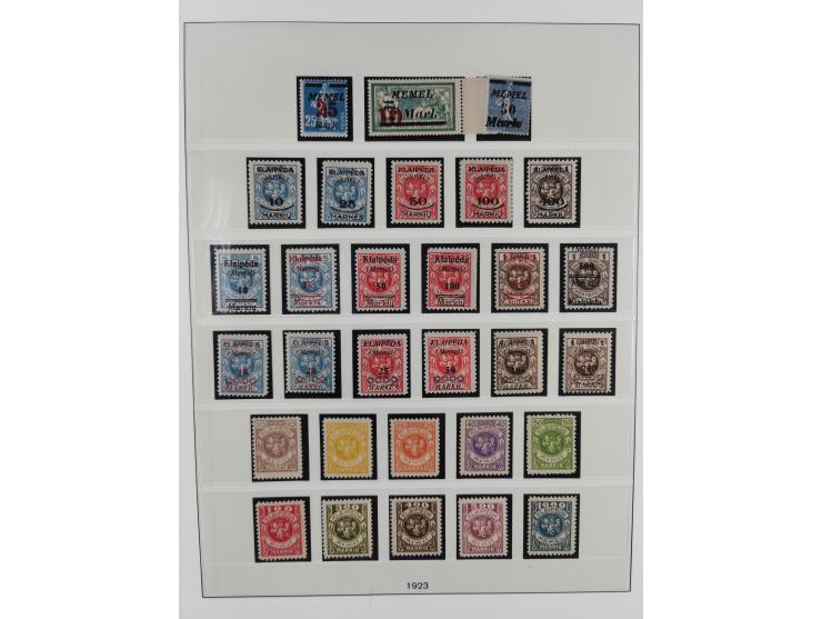 1920/39, ungebrauchte/postfrische und gestempelte Partie, dabei Teilsammlungen mit besseren, bessere Sätze, teils mehrfach wi