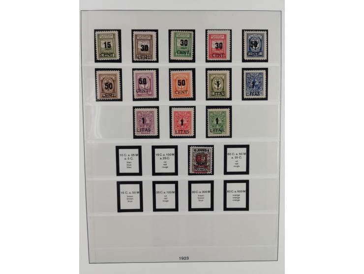 1920/39, ungebrauchte/postfrische und gestempelte Partie, dabei Teilsammlungen mit besseren, bessere Sätze, teils mehrfach wi