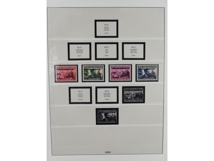 1920/39, ungebrauchte/postfrische und gestempelte Partie, dabei Teilsammlungen mit besseren, bessere Sätze, teils mehrfach wi