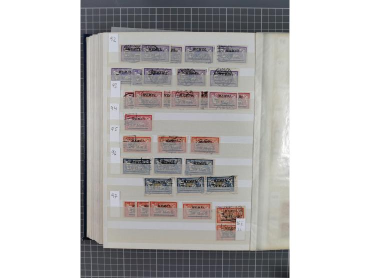 1920/39, ungebrauchte/postfrische und gestempelte Partie, dabei Teilsammlungen mit besseren, bessere Sätze, teils mehrfach wi