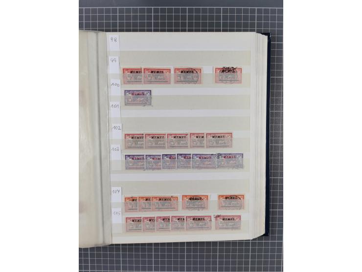 1920/39, ungebrauchte/postfrische und gestempelte Partie, dabei Teilsammlungen mit besseren, bessere Sätze, teils mehrfach wi