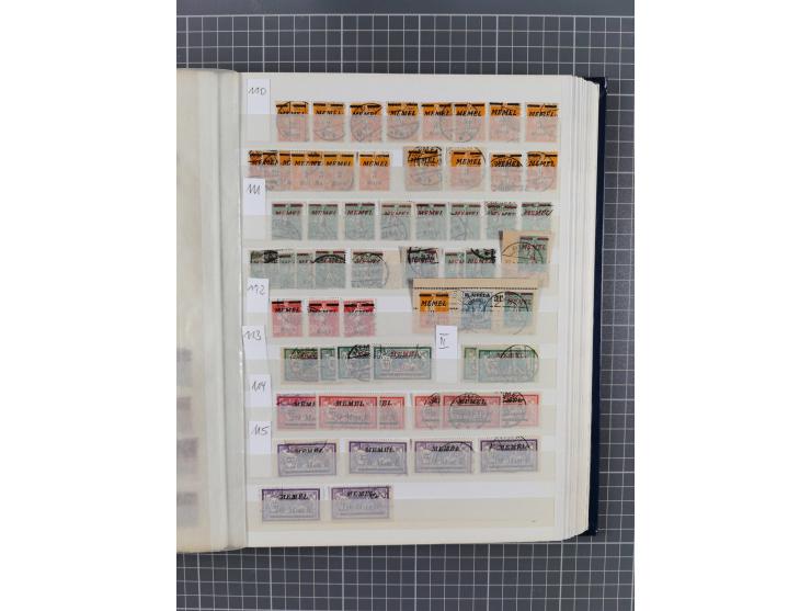 1920/39, ungebrauchte/postfrische und gestempelte Partie, dabei Teilsammlungen mit besseren, bessere Sätze, teils mehrfach wi