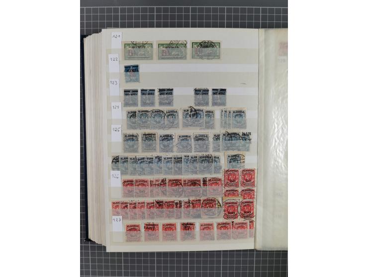 1920/39, ungebrauchte/postfrische und gestempelte Partie, dabei Teilsammlungen mit besseren, bessere Sätze, teils mehrfach wi