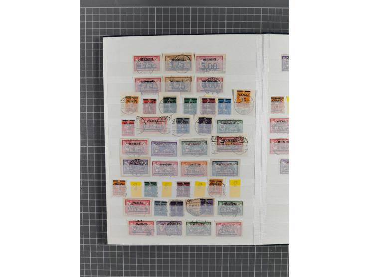 1920/39, ungebrauchte/postfrische und gestempelte Partie, dabei Teilsammlungen mit besseren, bessere Sätze, teils mehrfach wi