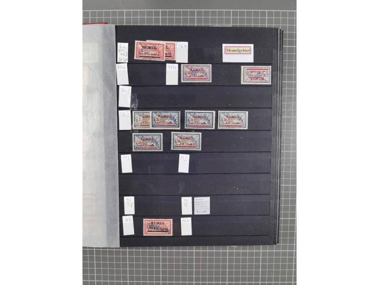 1920/39, ungebrauchte/postfrische und gestempelte Partie, dabei Teilsammlungen mit besseren, bessere Sätze, teils mehrfach wi