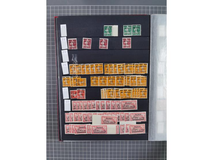 1920/39, ungebrauchte/postfrische und gestempelte Partie, dabei Teilsammlungen mit besseren, bessere Sätze, teils mehrfach wi