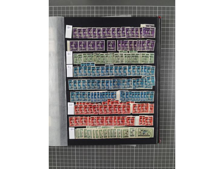 1920/39, ungebrauchte/postfrische und gestempelte Partie, dabei Teilsammlungen mit besseren, bessere Sätze, teils mehrfach wi