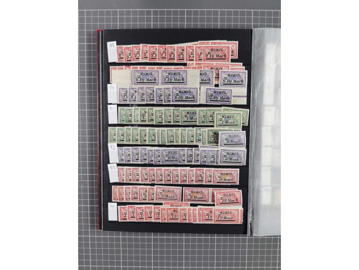 1920/39, ungebrauchte/postfrische und gestempelte Partie, dabei Teilsammlungen mit besseren, bessere Sätze, teils mehrfach wi