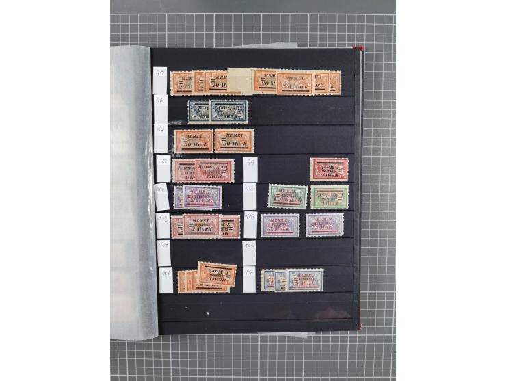 1920/39, ungebrauchte/postfrische und gestempelte Partie, dabei Teilsammlungen mit besseren, bessere Sätze, teils mehrfach wi