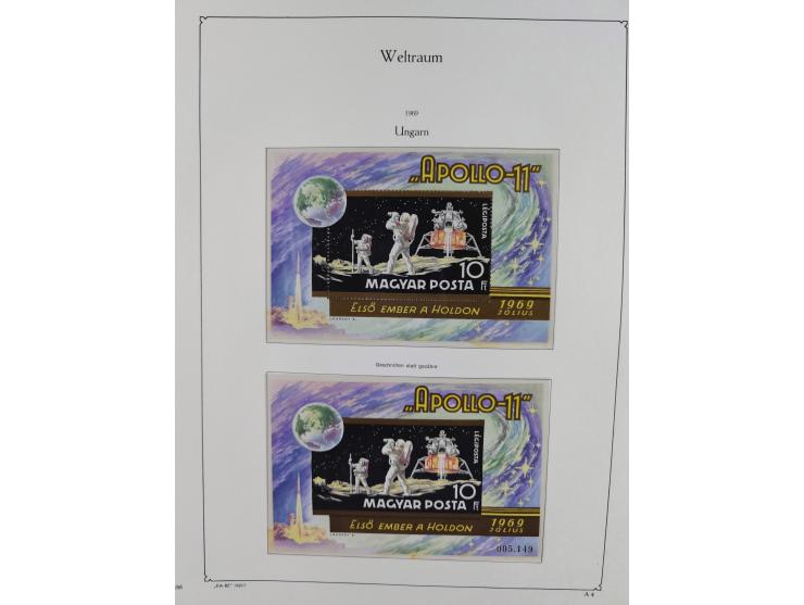 1969/2019, MNH collection of stamps and souvenir/mini/de luxe sheets in seven binders, comprising a wide range of attractive 