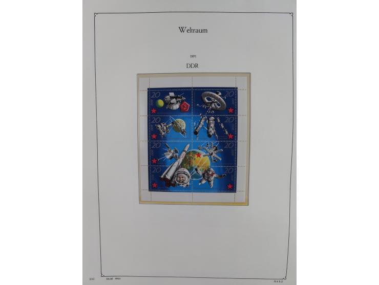 1969/2019, MNH collection of stamps and souvenir/mini/de luxe sheets in seven binders, comprising a wide range of attractive 