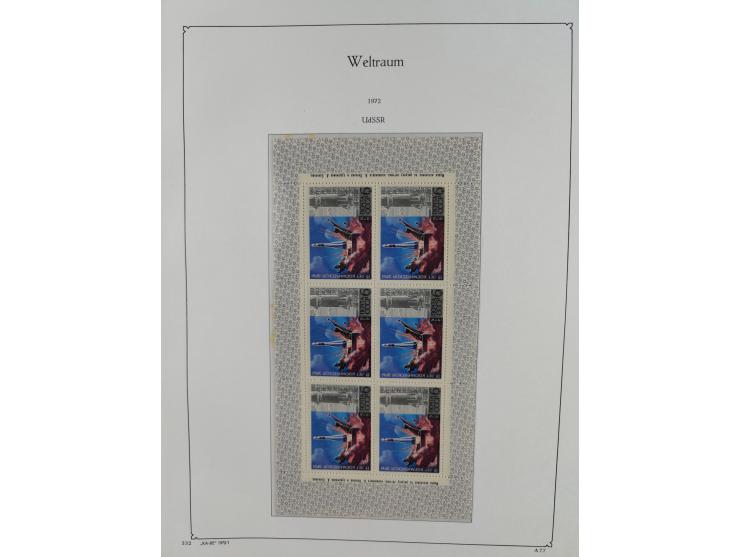 1969/2019, MNH collection of stamps and souvenir/mini/de luxe sheets in seven binders, comprising a wide range of attractive 