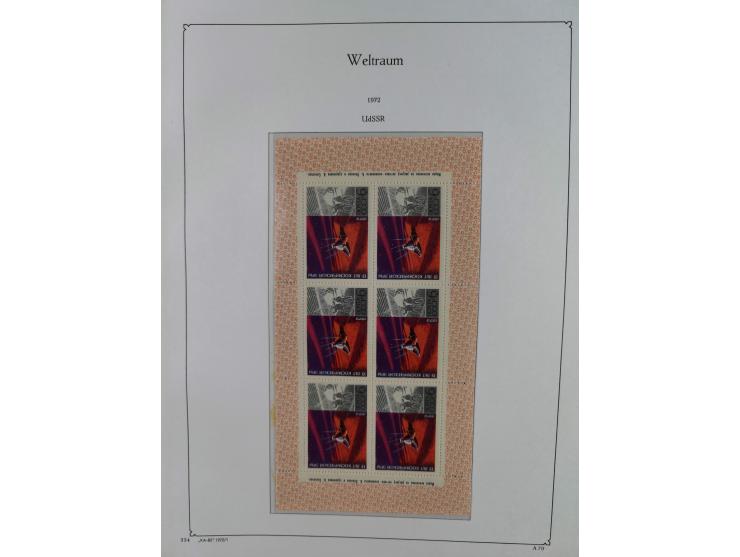 1969/2019, MNH collection of stamps and souvenir/mini/de luxe sheets in seven binders, comprising a wide range of attractive 