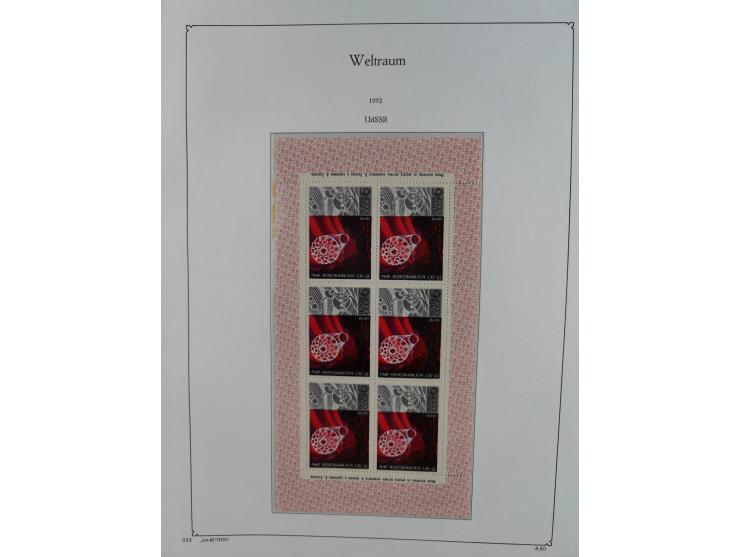 1969/2019, MNH collection of stamps and souvenir/mini/de luxe sheets in seven binders, comprising a wide range of attractive 