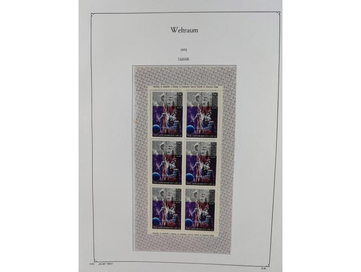 1969/2019, MNH collection of stamps and souvenir/mini/de luxe sheets in seven binders, comprising a wide range of attractive 