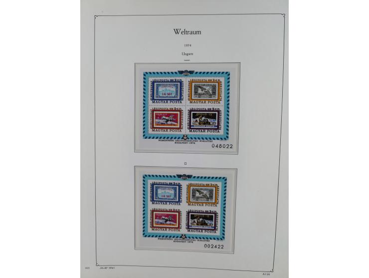 1969/2019, MNH collection of stamps and souvenir/mini/de luxe sheets in seven binders, comprising a wide range of attractive 