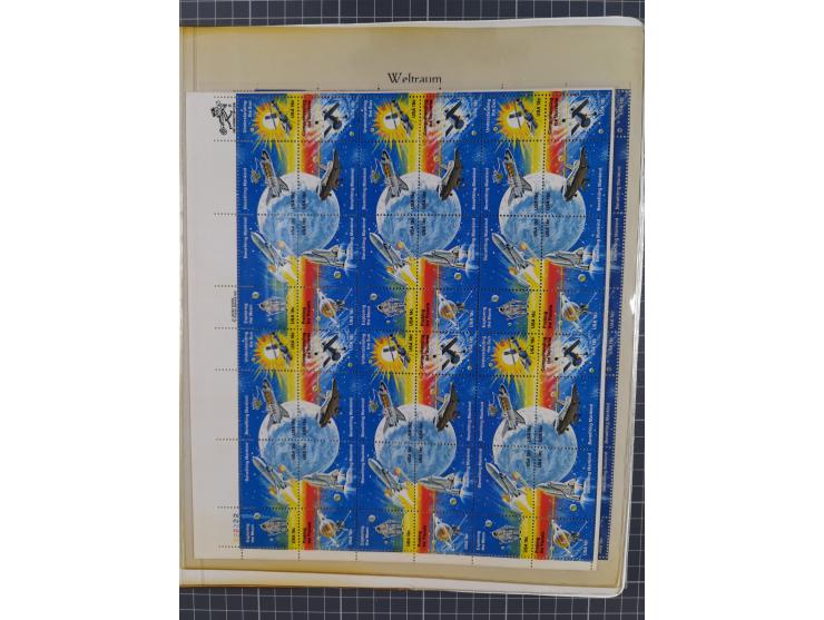 1969/2019, MNH collection of stamps and souvenir/mini/de luxe sheets in seven binders, comprising a wide range of attractive 