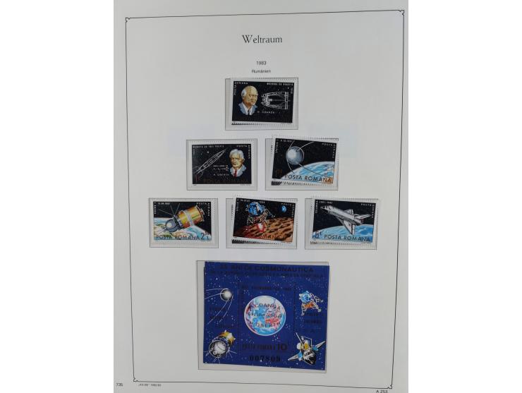 1969/2019, MNH collection of stamps and souvenir/mini/de luxe sheets in seven binders, comprising a wide range of attractive 