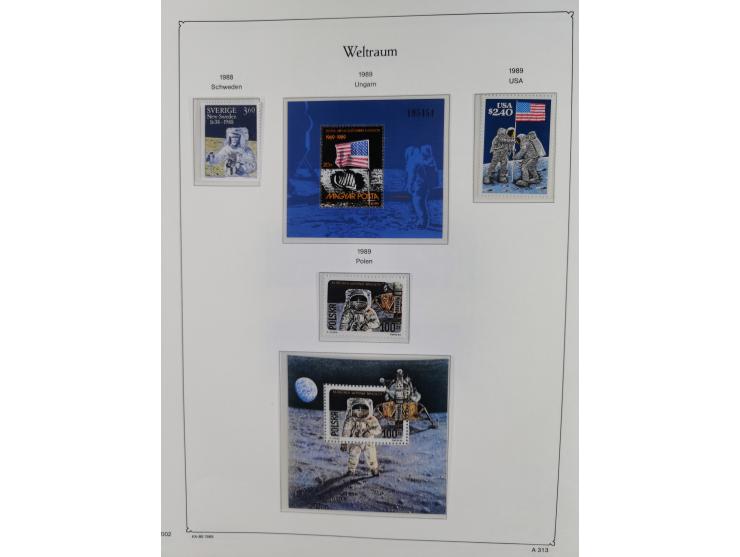 1969/2019, MNH collection of stamps and souvenir/mini/de luxe sheets in seven binders, comprising a wide range of attractive 