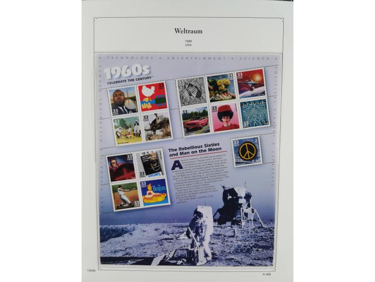 1969/2019, MNH collection of stamps and souvenir/mini/de luxe sheets in seven binders, comprising a wide range of attractive 