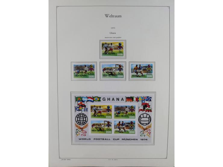 1969/2019, MNH collection of stamps and souvenir/mini/de luxe sheets in seven binders, comprising a wide range of attractive 