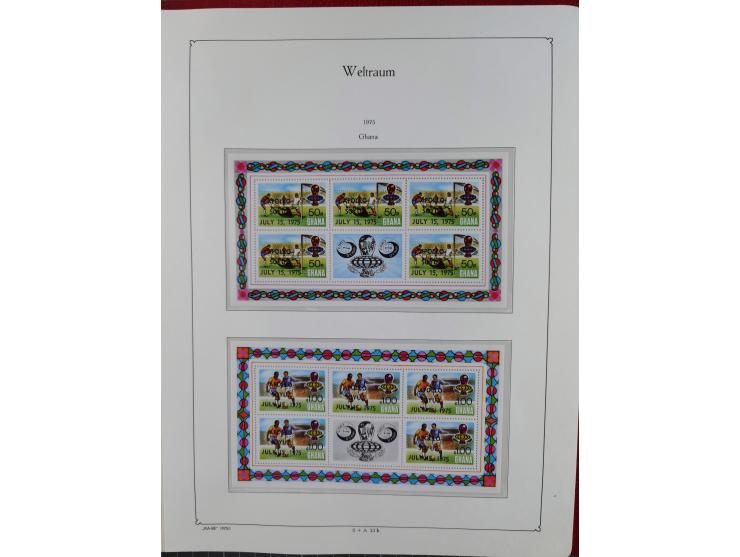 1969/2019, MNH collection of stamps and souvenir/mini/de luxe sheets in seven binders, comprising a wide range of attractive 