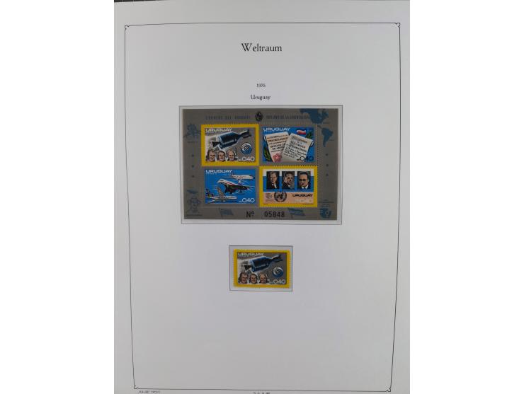 1969/2019, MNH collection of stamps and souvenir/mini/de luxe sheets in seven binders, comprising a wide range of attractive 