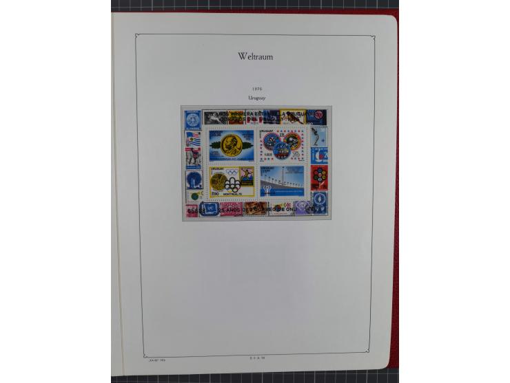 1969/2019, MNH collection of stamps and souvenir/mini/de luxe sheets in seven binders, comprising a wide range of attractive 