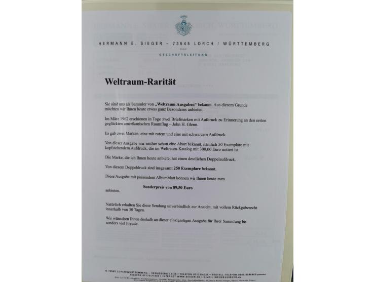 1969/2019, MNH collection of stamps and souvenir/mini/de luxe sheets in seven binders, comprising a wide range of attractive 