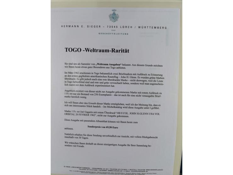 1969/2019, MNH collection of stamps and souvenir/mini/de luxe sheets in seven binders, comprising a wide range of attractive 