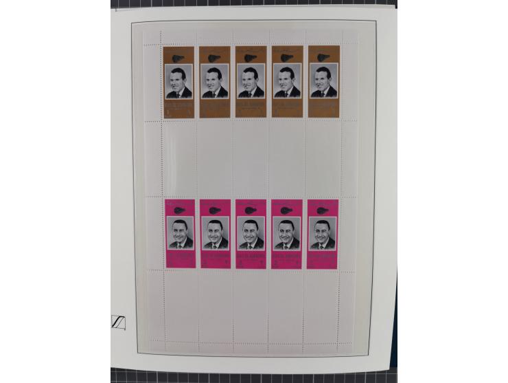 1969/2019, MNH collection of stamps and souvenir/mini/de luxe sheets in seven binders, comprising a wide range of attractive 