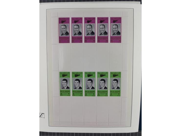 1969/2019, MNH collection of stamps and souvenir/mini/de luxe sheets in seven binders, comprising a wide range of attractive 