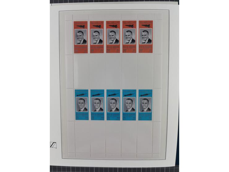 1969/2019, MNH collection of stamps and souvenir/mini/de luxe sheets in seven binders, comprising a wide range of attractive 