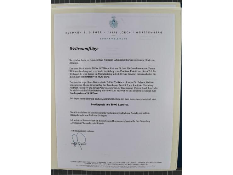 1969/2019, MNH collection of stamps and souvenir/mini/de luxe sheets in seven binders, comprising a wide range of attractive 