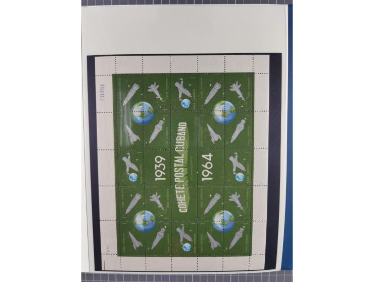 1969/2019, MNH collection of stamps and souvenir/mini/de luxe sheets in seven binders, comprising a wide range of attractive 