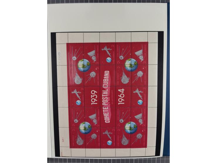 1969/2019, MNH collection of stamps and souvenir/mini/de luxe sheets in seven binders, comprising a wide range of attractive 