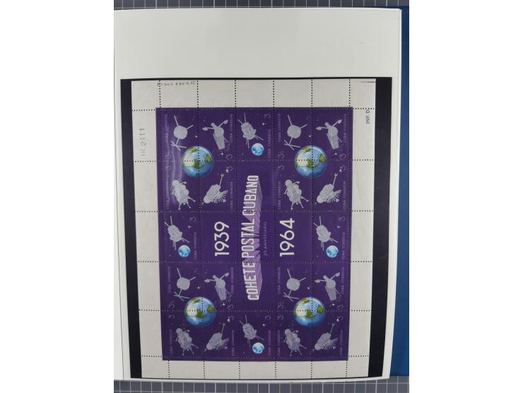 1969/2019, MNH collection of stamps and souvenir/mini/de luxe sheets in seven binders, comprising a wide range of attractive 