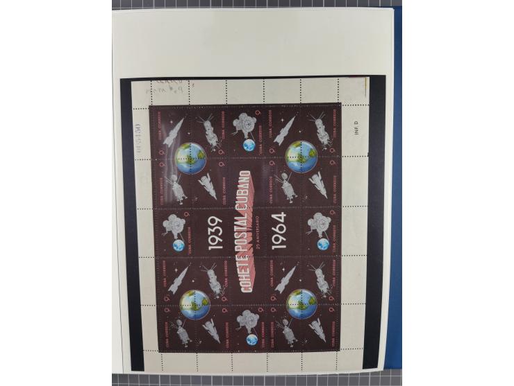 1969/2019, MNH collection of stamps and souvenir/mini/de luxe sheets in seven binders, comprising a wide range of attractive 