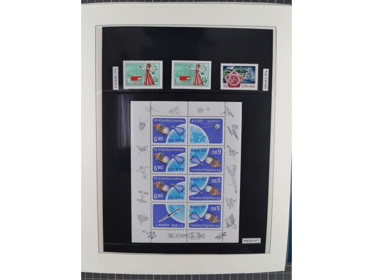 1969/2019, MNH collection of stamps and souvenir/mini/de luxe sheets in seven binders, comprising a wide range of attractive 