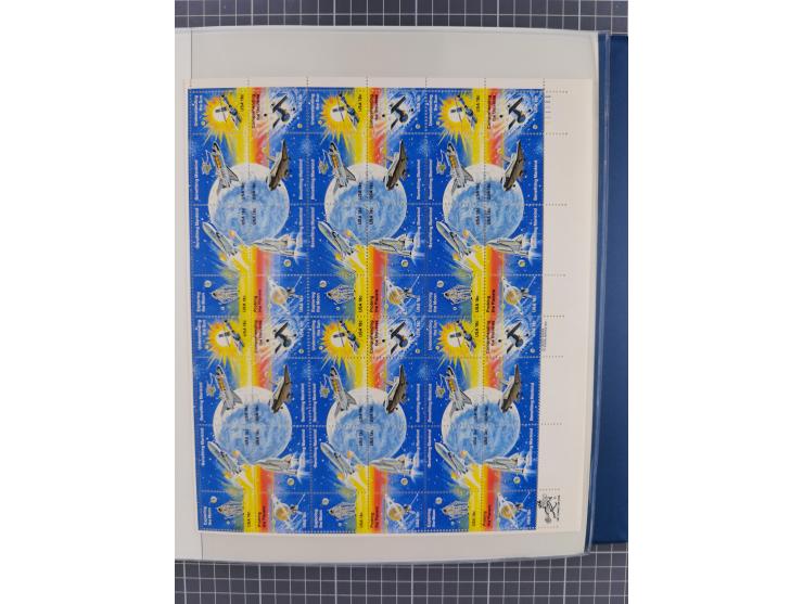 1969/2019, MNH collection of stamps and souvenir/mini/de luxe sheets in seven binders, comprising a wide range of attractive 