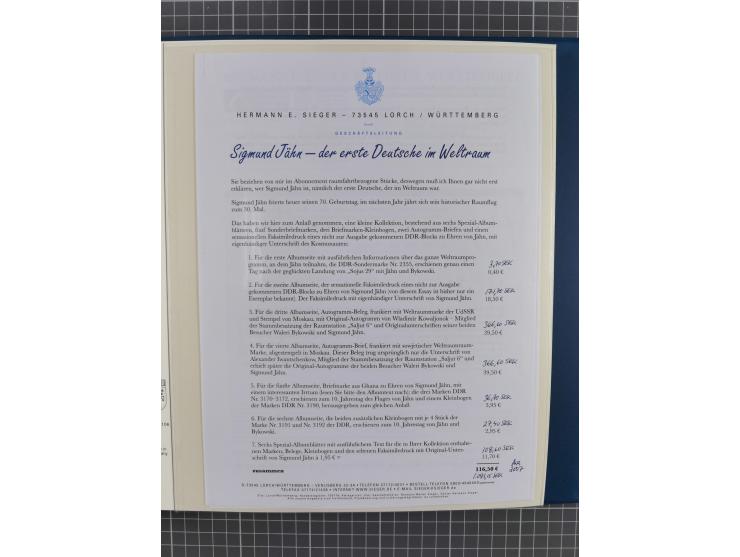 1969/2019, MNH collection of stamps and souvenir/mini/de luxe sheets in seven binders, comprising a wide range of attractive 