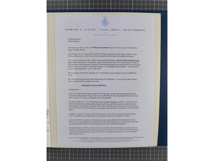 1969/2019, MNH collection of stamps and souvenir/mini/de luxe sheets in seven binders, comprising a wide range of attractive 