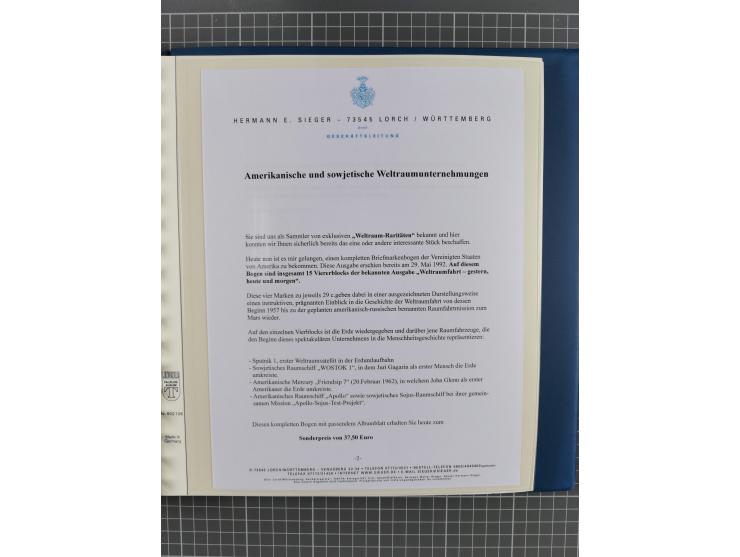 1969/2019, MNH collection of stamps and souvenir/mini/de luxe sheets in seven binders, comprising a wide range of attractive 