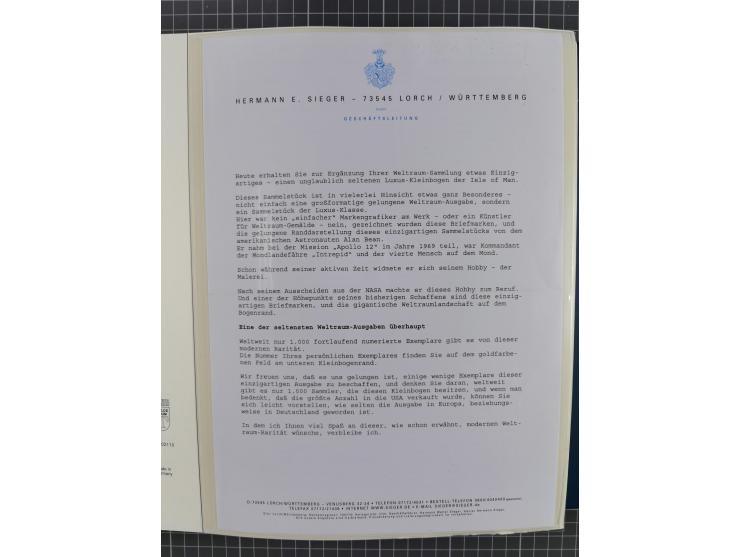 1969/2019, MNH collection of stamps and souvenir/mini/de luxe sheets in seven binders, comprising a wide range of attractive 