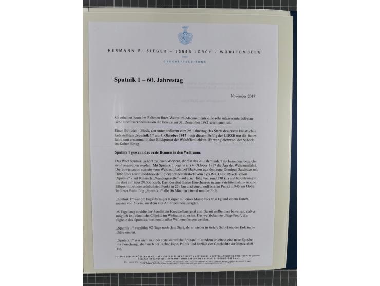 1969/2019, MNH collection of stamps and souvenir/mini/de luxe sheets in seven binders, comprising a wide range of attractive 