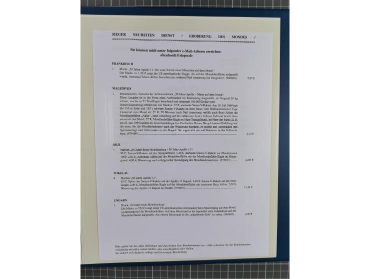 1969/2019, MNH collection of stamps and souvenir/mini/de luxe sheets in seven binders, comprising a wide range of attractive 