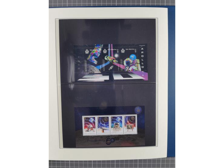 1969/2019, MNH collection of stamps and souvenir/mini/de luxe sheets in seven binders, comprising a wide range of attractive 